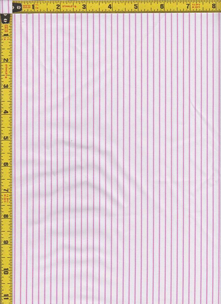 BP70108 / WHITE/PINK / TWILL STRIPES 4
